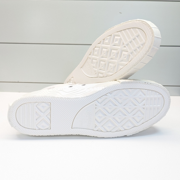 Converse Chuck Taylor Alt Star High Top Wavy Egret White Canvas Leather Men's 10 - Picture 9 of 10